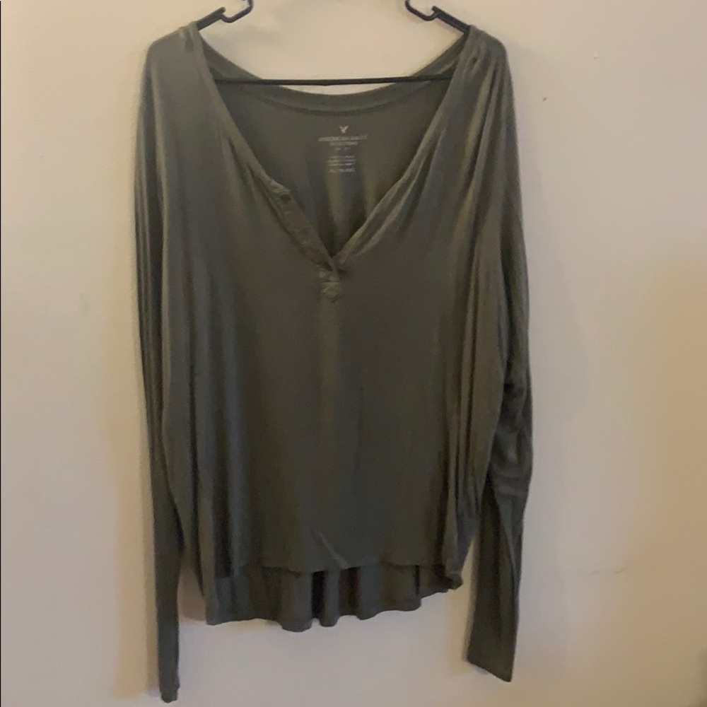 AE LONG SLEEVE HENLEY